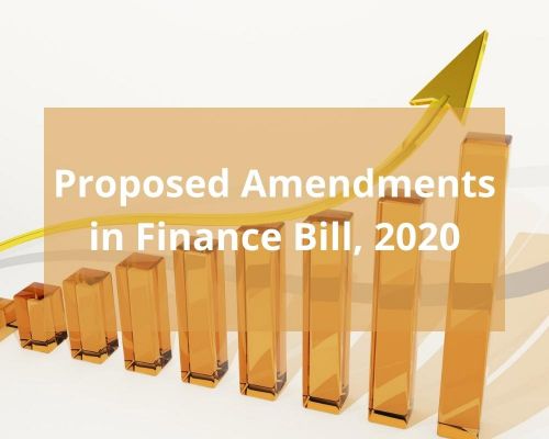 Proposed Amendments in Finance Bill, 2020 applicable on Charitable Organizations