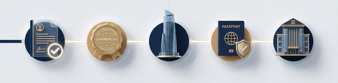 Dubai Company Formation & Business Setup Visual Process