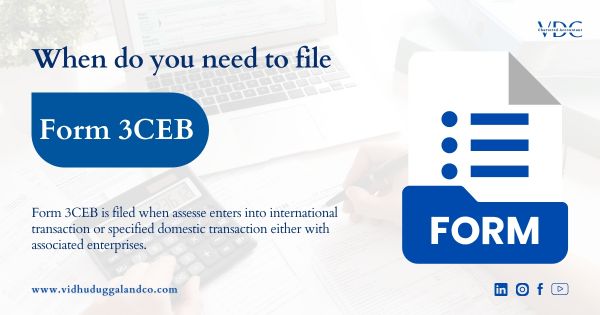 When do you need to file Form 3CEB