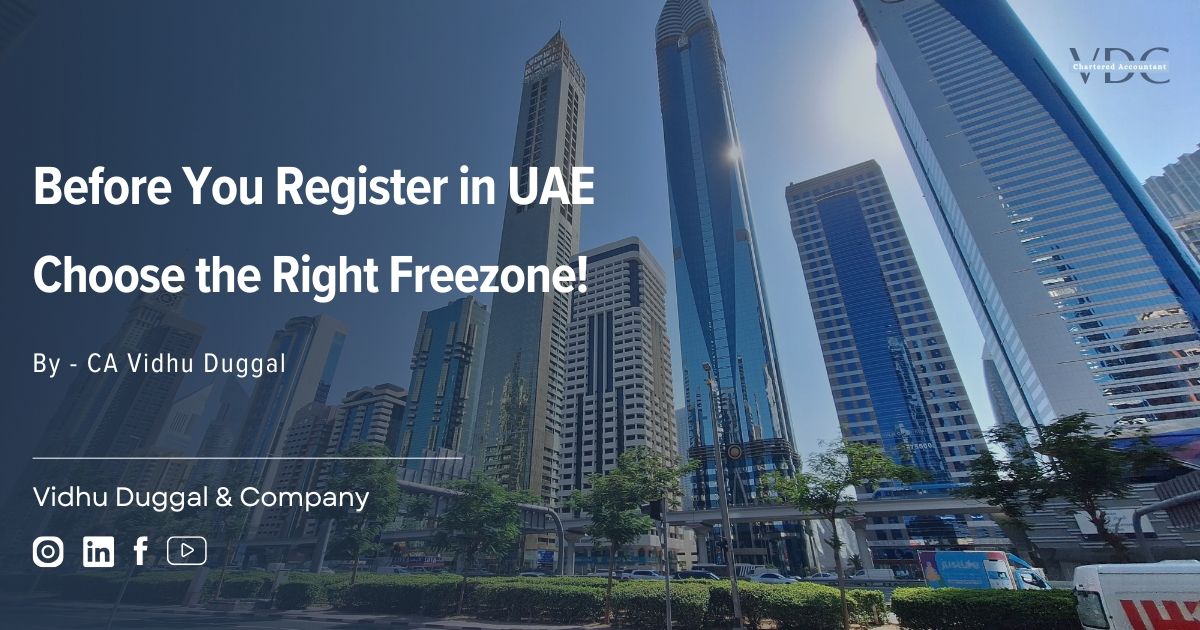 Before You Register in UAE - Choose the Right Freezone