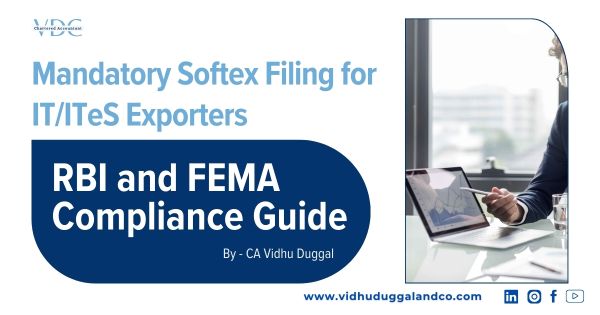 Mandatory Softex Filing for IT/ITeS Exporters – RBI and FEMA Compliance Guide
