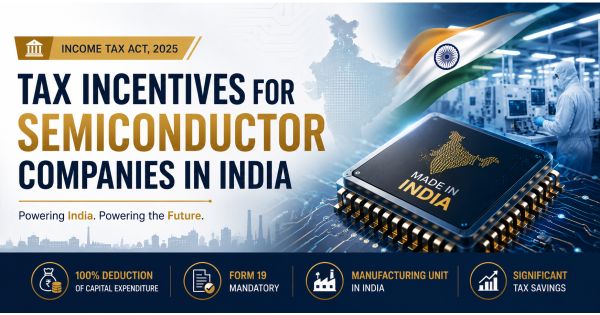 Tax incentives for settip up Semi-Conductor Companies in India